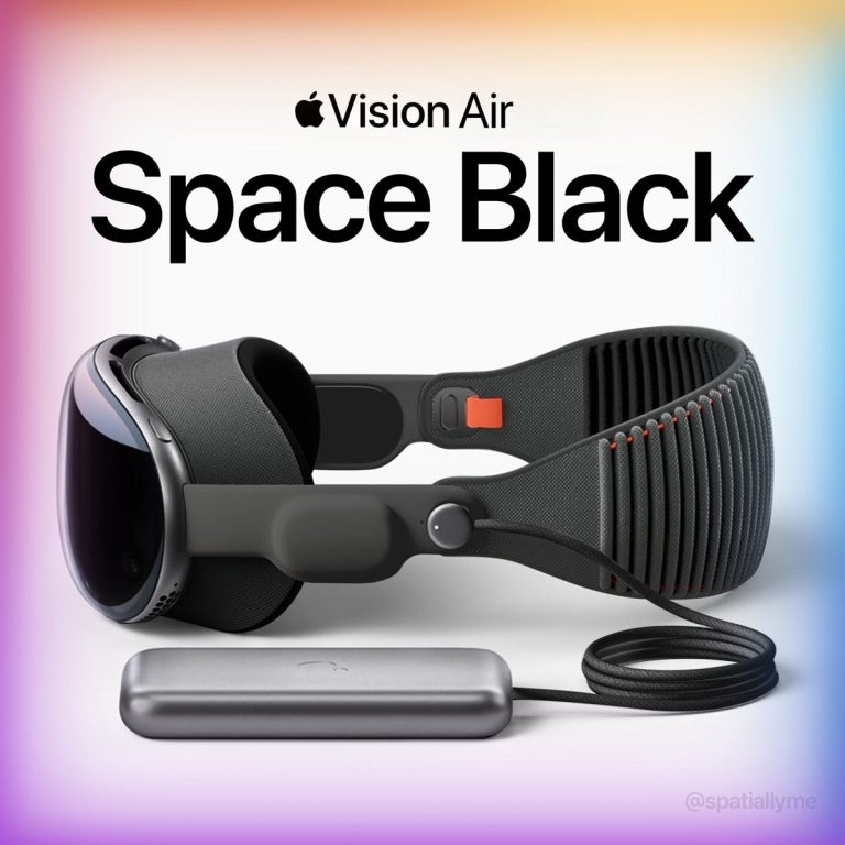 Apple Vision Air、チタン合金採用で驚きの軽さに ー カラーバリエーションも判明