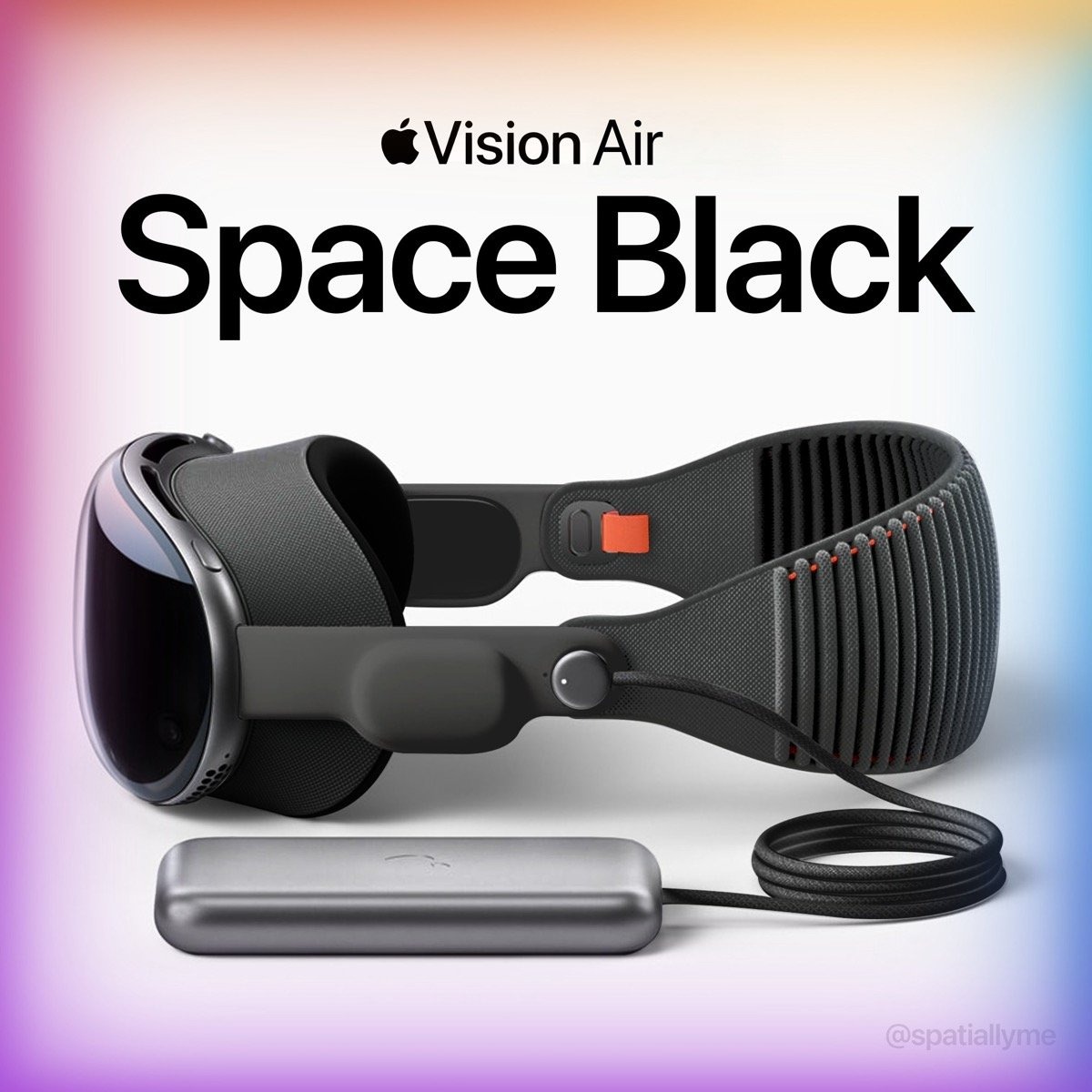 Apple Vision Air、チタン合金採用で驚きの軽さに ー カラーバリエーションも判明