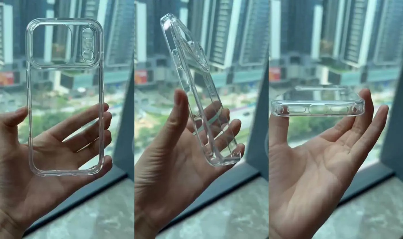 「iPhone 17 Pro」用ケース写真が公開｜大型カメラ穴が特徴、ボタン位置は変更なし