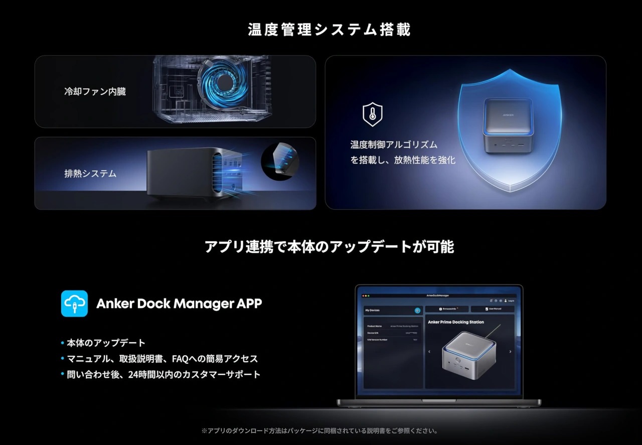 Anker、GaN電源内蔵の多機能ドッキングステーション『Anker Prime (14-in-1, Thunderbolt 5)』登場