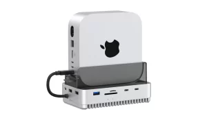 Mac mini (2024)対応、NVMe SSDとUSBハブを最大活用できる縦置きドックが登場