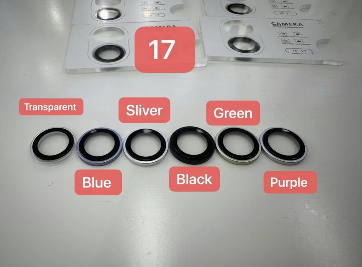 iPhone 17 / 17 Airのカラーバリエーション、レンズプロテクター5色から判明か