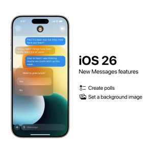 iOS26新機能：メッセージ背景カスタマイズ＆電話アプリ刷新へ