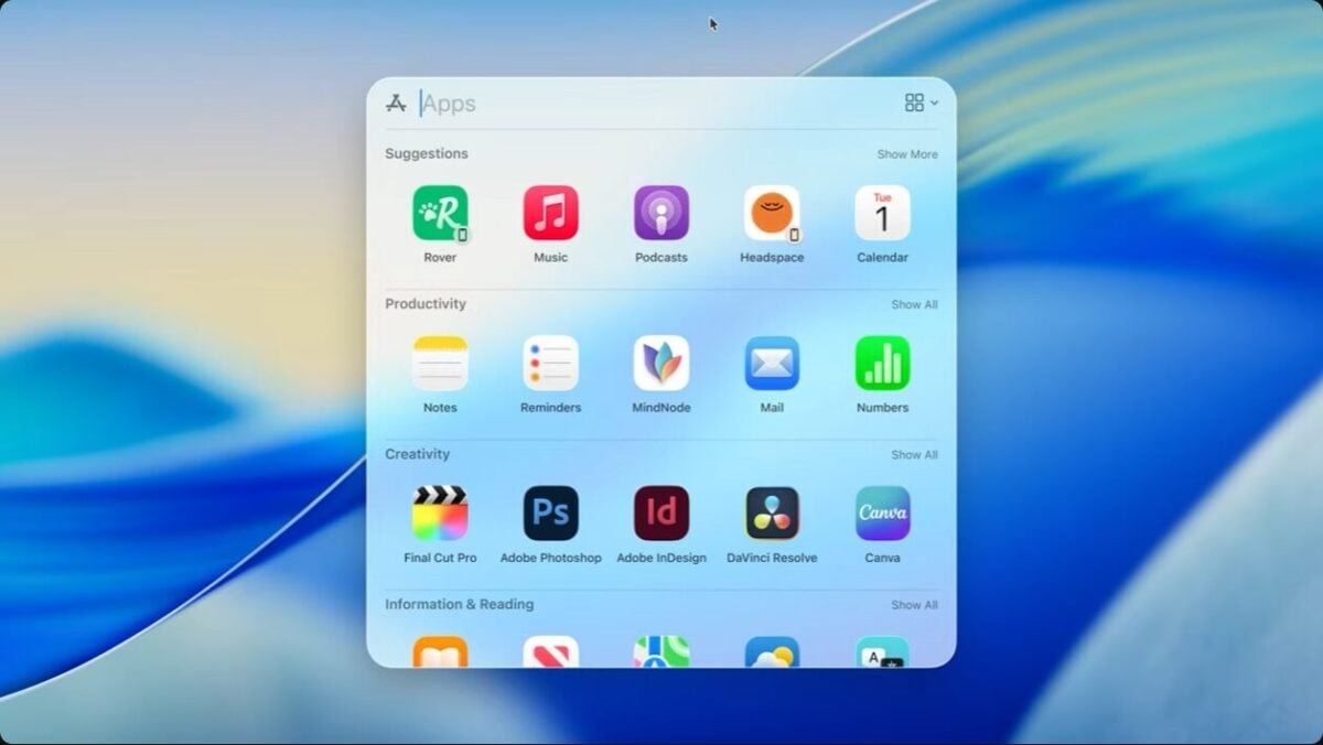 macOS 26 Tahoe発表！デザイン一新、Spotlightが大幅強化