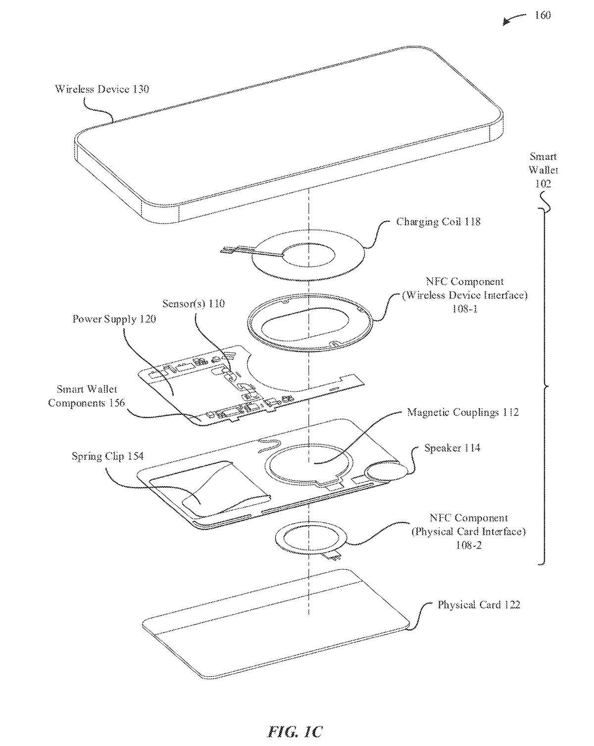 Apple、MagSafe対応の新型ウォレット特許取得　〜カード紛失を通知する機能も